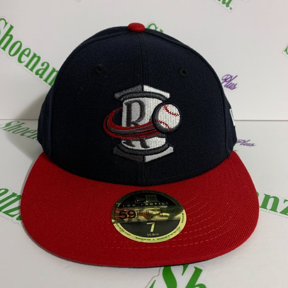 New Era 59Fifty Hat MiLB Rome Braves Baseball Fitted Cap Low Profile 7